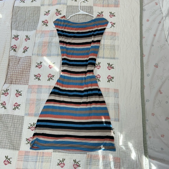 LOFT Multicolor Striped Sleeveless Dress - Picture 3 of 3